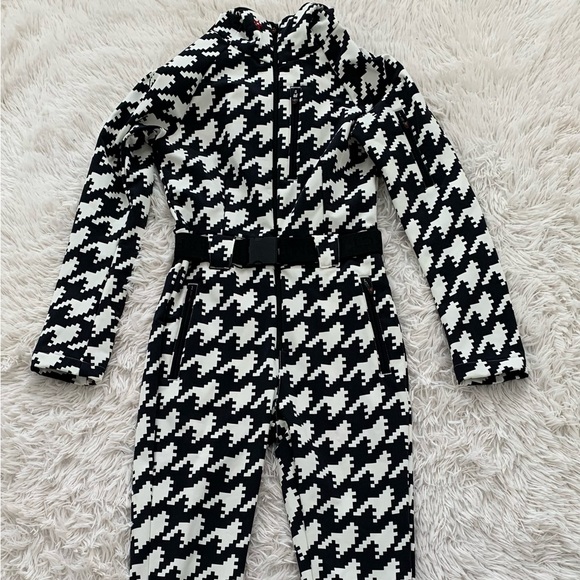 NWT perfect moment houndstooth ski suit sz XS - Picture 8 of 11